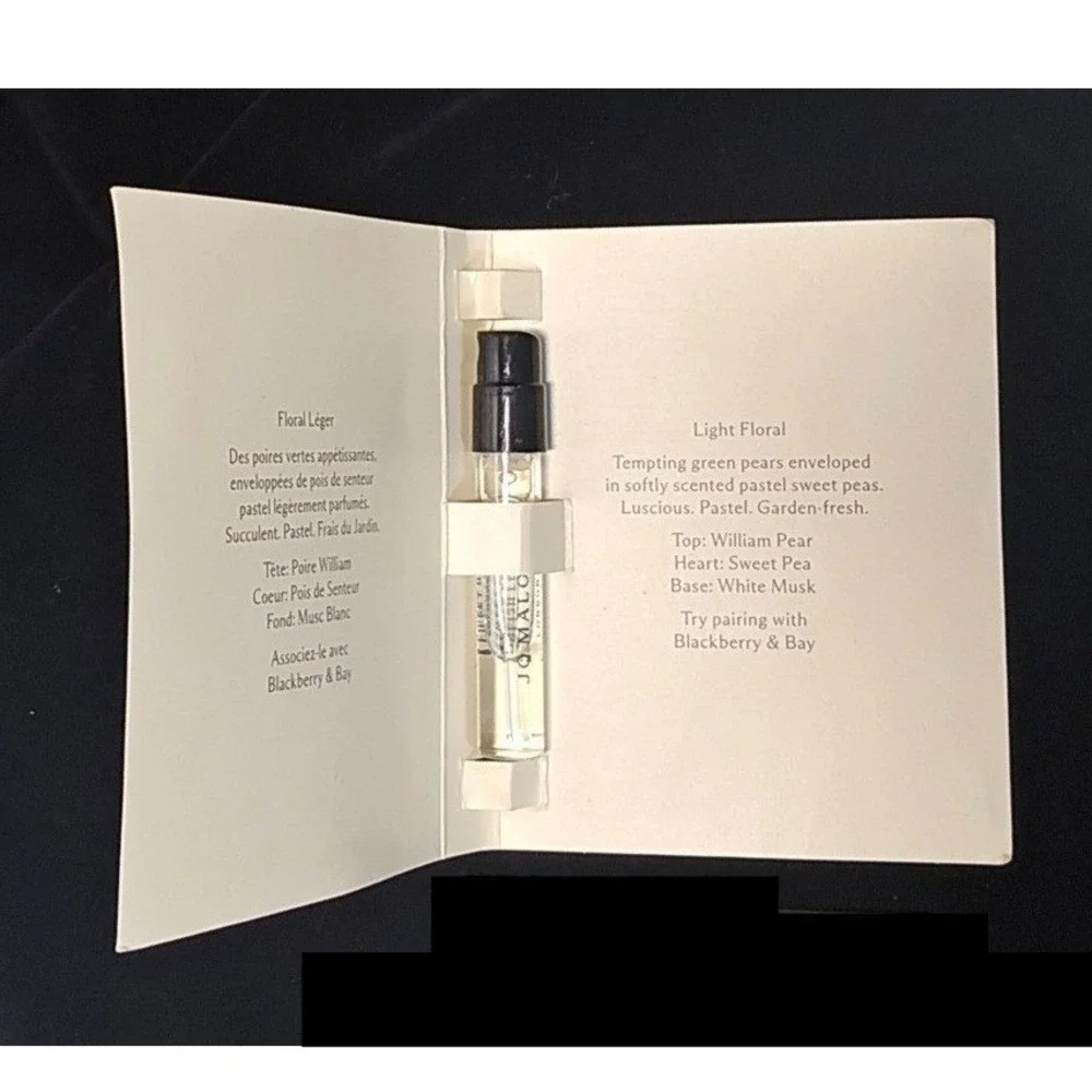 Jo Malone London English Pear & Sweet Pea Cologne Sample 1.5ml .05oz vial sample - Picture 2 of 2